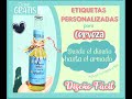 Diseña paso a paso etiquetas de cerveza🍾 personalizadas para San Valentín💝, incluye Imprimibles.