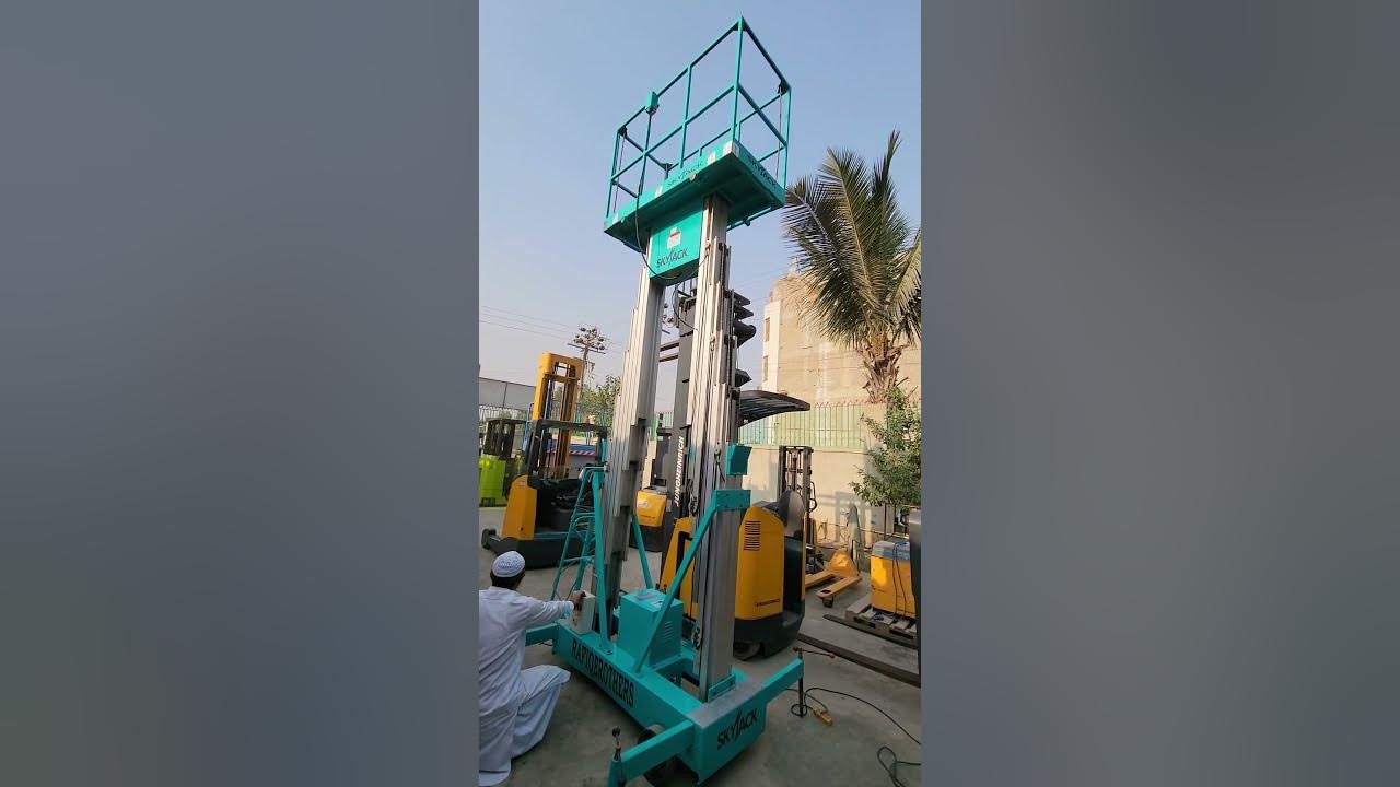SKYJACK Aluminum Alloy Double Mast Lift Man Lift Scissor Lift for Sale