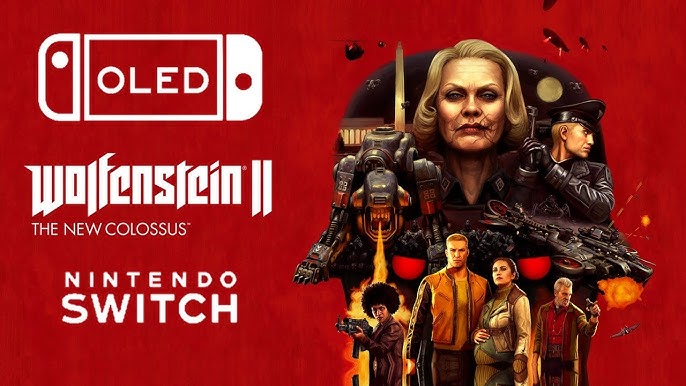 Alugue Jogos Para Nintendo Switch - Jogo Wolfenstein 2 - Rei dos