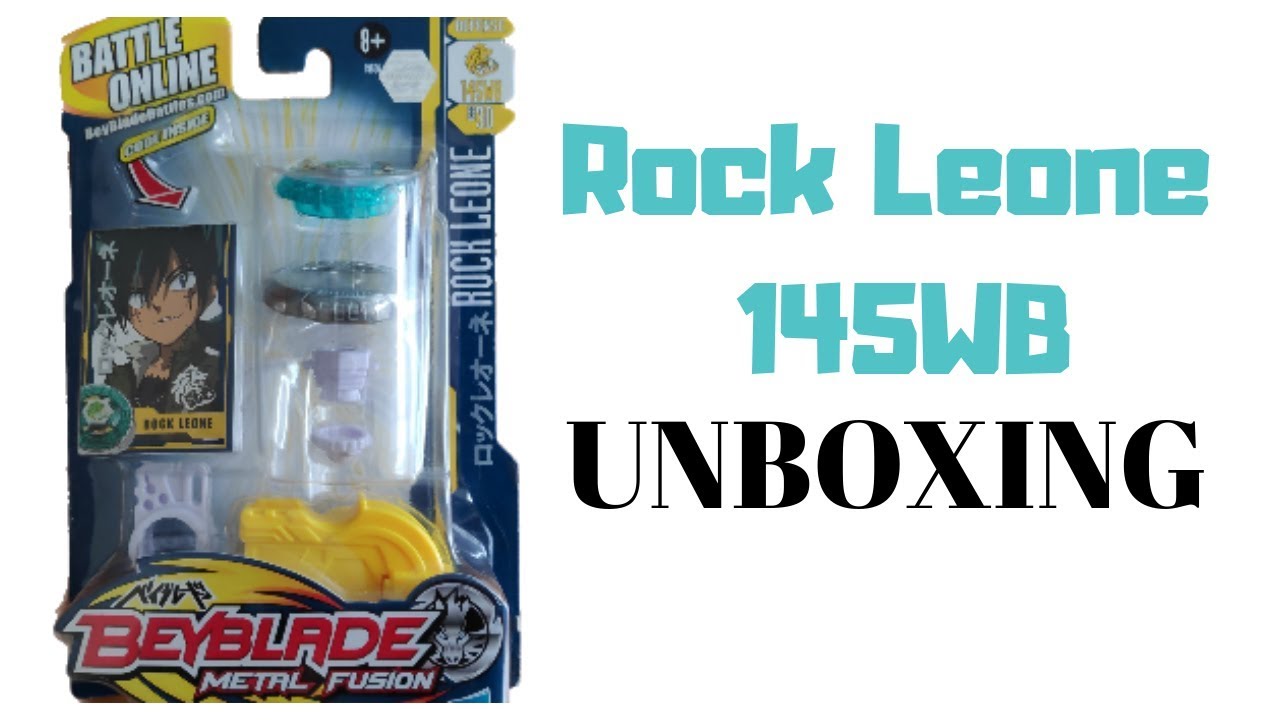 Rock Leone 145WB Unboxing | Beyblade Metal Fight | Hasbro