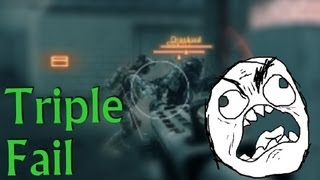 Battlefield 3 - Spas12 Triple Line Up Fail (Empty Magazine)