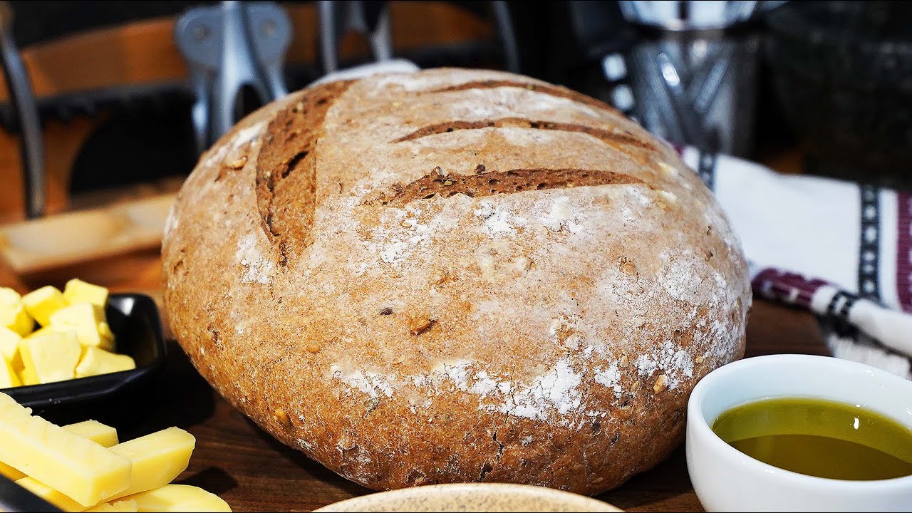 🍞 Pâine integrală 100% de casă 🍞 cu mix de semințe rumenite și TOATE SECRETELE 🤫 Șef Paul Constantin