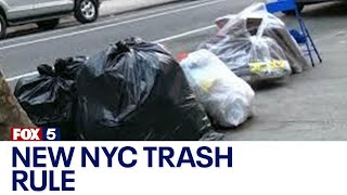 New NYC trash rule in effect