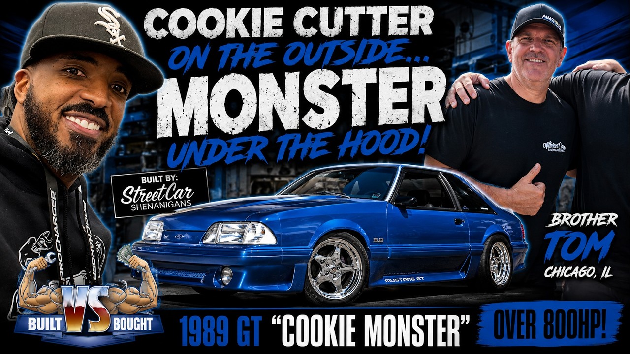 OVERDOSE(オーバードーズ)マスタング 800HP FOXBODY COOKIE MONSTER! Brother Tom's 1989 Mustang GT Is NOT