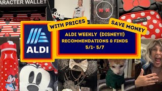 ALDI Weekly Recommendations & Finds!! Week of 5/1  5/7, Shop With Me (& PRICES) DISNEY WEEK!!!