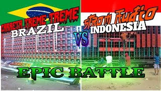 SOUND BRAZIL VS SOUND INDONESIA || CARRETA TREME TREME/STROM AUDIO