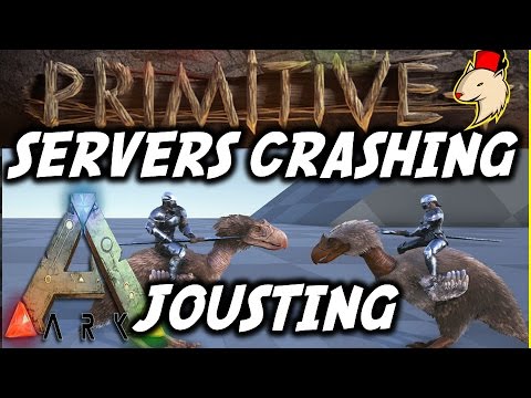 ark news prim plus servers crashing jousting procedurallly ark lance on flyers
