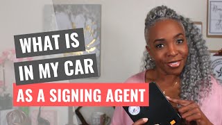 Whats In My Car As A Signing Agent