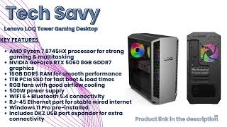 Lenovo LOQ Tower Gaming PC Review – Ryzen 7 8745HX &amp; RTX 5060 Performance Tested!