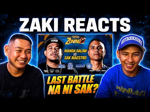 𝐙𝐚𝐤𝐢 𝐑𝐞𝐚𝐜𝐭𝐬 -  Sak Maestro vs Manda Baliw┃Featuring Ton Z