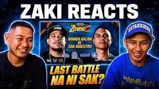 𝐙𝐚𝐤𝐢 𝐑𝐞𝐚𝐜𝐭𝐬 -  Sak Maestro vs Manda Baliw┃Featuring Ton Z