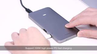 Hagibis Portable Usb C Hub With M 2 Nvme Ssd Enclosure