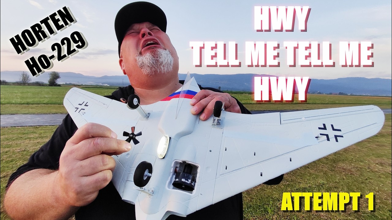 AviNationRC Horten Ho 229 RC Plane 813mm Twin 35mm EDF JET 4S