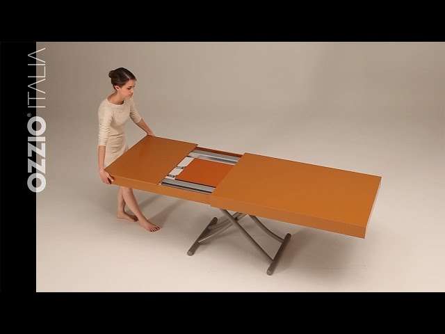 Expanding coffee table Newood by Ozzio Italia - space saving