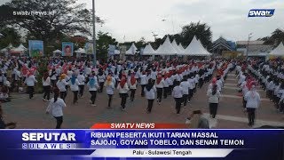 PERINGATAN HARI IBU KE-91 RIBUAN WARGA KOTA PALU IKUTI TARIAN MASSAL TOBELO