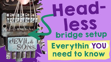 Master Your Headless Guitar Bridge Setup in Minutes