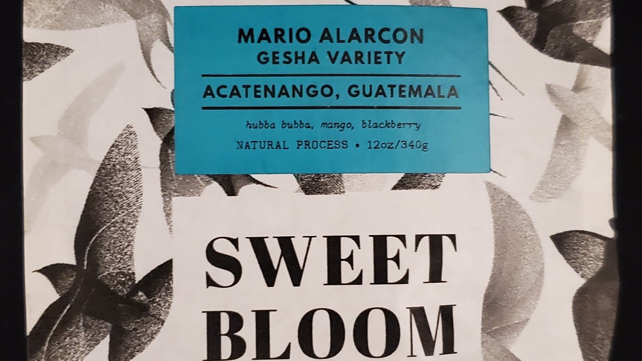 Sweet Bloom Coffee Review (Lakewood, CO) Natural Guatemala Gesha Mario
