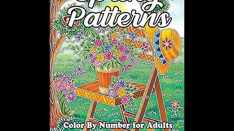 Spring Patterns Color By Number Coloring Book - Color Questopia FLIP THROUGH