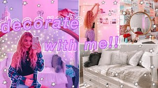 DECORATING MY ROOM *aesthetic/tiktok/pinterest inspired ROOM MAKEOVER*