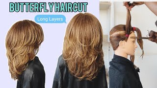 DIY BUTTERFLY HAIRCUT | Easy Step by Step Tutorial