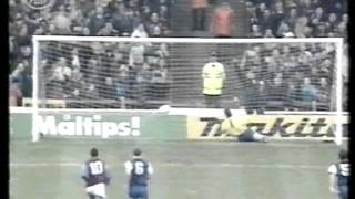 Dalian Atkinson  Wimbledon v Aston Villa + Saunders v Ipswich  & Staunton v United