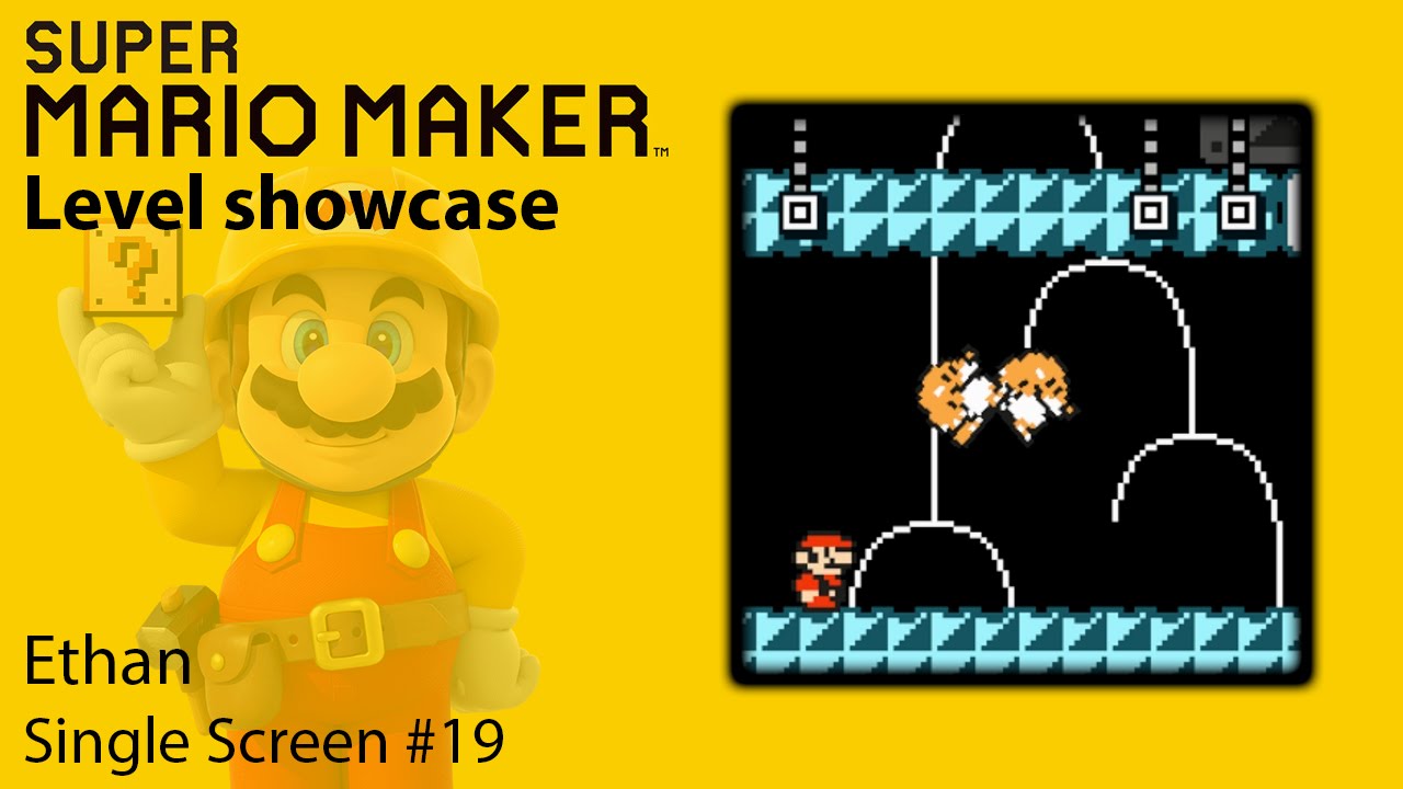 Super Mario Maker - Level Showcase - Single Screen #19 - YouTube