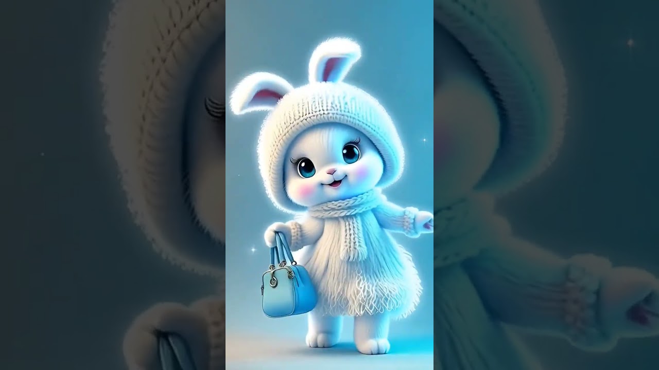 new dance step of cute bunny 