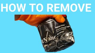 HOW TO REMOVE A STUCK OIL FILTER