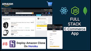 #8 🖥️ Deploy (Host) MERN Stack Application On Heroku for free In 2022 #amazonclone @HarshPathakNV