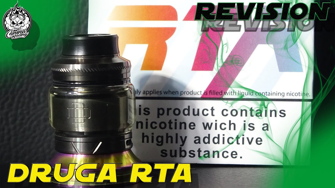 Augvape DRUGA RTA | Clásico, sencillo, eficiente single 24mm - YouTube