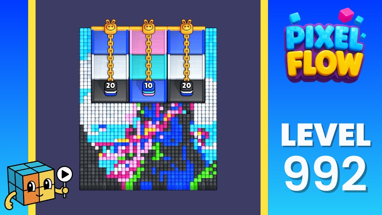 Pixel Flow Level 992 Walkthrough Solution - YouTube