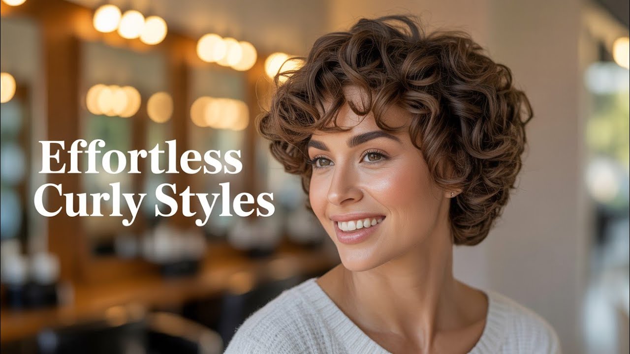 “Top 20 plus Short & Medium Curly Hairstyles | Easy, Stylish & Low Maintenance!”