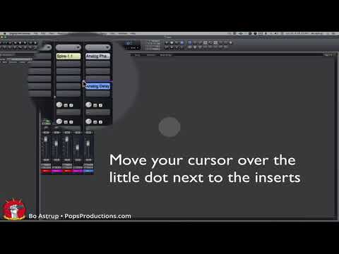 How to make inserts post-fader in MOTU Digital Performer