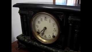 Short video of two Sessions Mantel Clocks and a session movement.