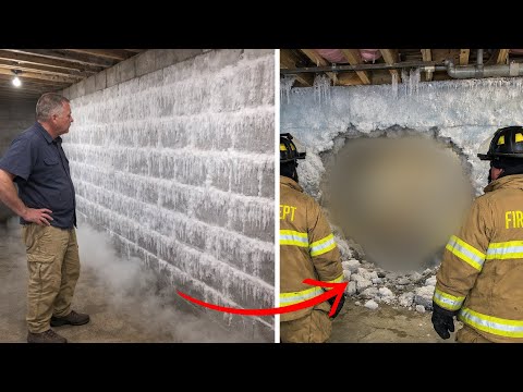 Full Story Ice Formed On Basement Wall Mid Summer Then They Saw The Shocking Cause 