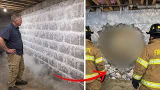 [Full Story] Ice Formed on Basement Wall Mid-Summer, Then They Saw the Shocking Cause…