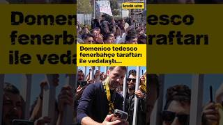 Fenerbahçenin hocası domenico tedesco fenerbahçe ye veda eti taraftarlar yanlız bırakmadı #fb #veda