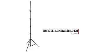 Tripé de iluminação LS-470 altura máxima 4,70 m screenshot 3