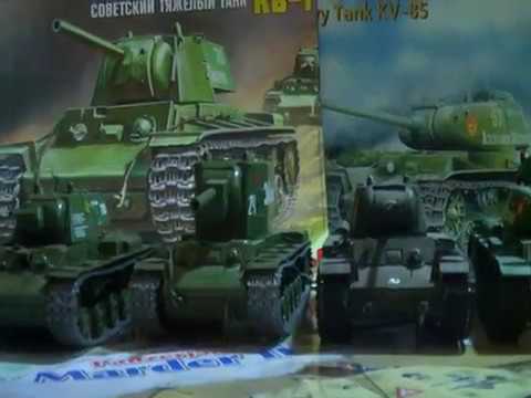 Советские танки КВ-1, 2, КВ-9 и КВ-85 от Звезды и Восточный Экспресс 1:35