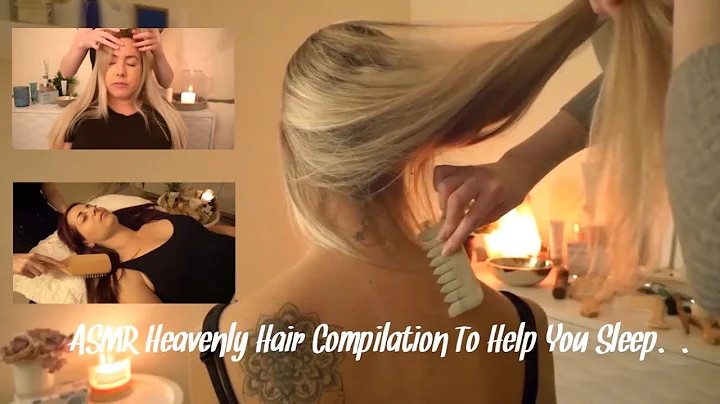 ASMR Two Hours of Heavenly Hair Attention | Brushing, Combing, Scalp Treatments & Massage NO TALKING