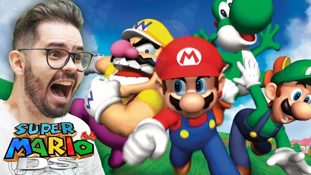 Pai Troll jogando SUPER MARIO 64 DS - Parte #01