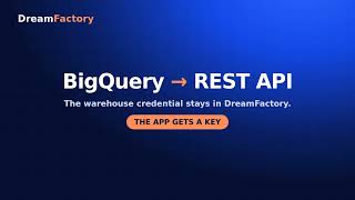 BigQuery to REST API in 2 Minutes | DreamFactory