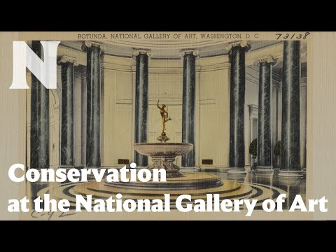 Video: National Gallery of Art Sculpture Garden Washington DC:ssä