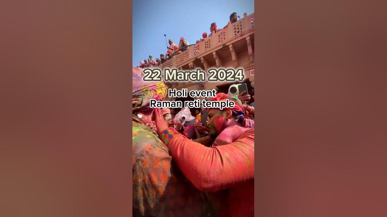 dates virndavan holi