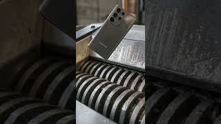 iPhone 16 Pro Max vs Samsung S26 Ultra – Shredder Test Gone Crazy! #shorts #ai #destruction #iphone