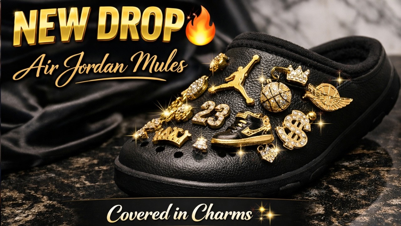 Michael Jordan's Air Jordan Mules get charm-covered special