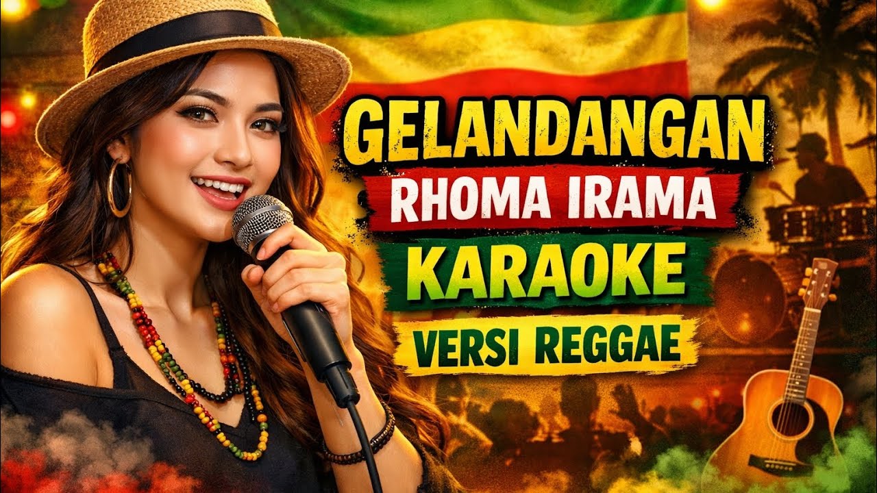 GELANDANGAN - RHOMA IRAMA - KARAOKE - VERSI REGGAE 