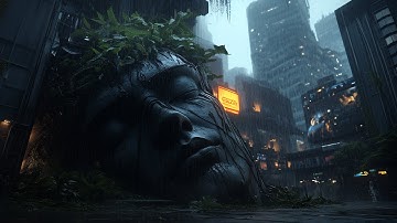 Dreaming Machine | Ambient Rain & Drone Soundscape in a Forgotten City