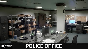 Police Station (Office) & Interrogation Room (Modular) - Unreal Marketplace