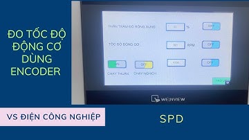 Đo tốc độ động cơ dùng Encoder - High Speed Counter - PWM - SPD. PPLC Mitsubishi Training Kit- VS